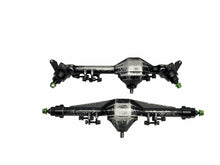 Load image into Gallery viewer, Vanquish F9 Straight Black Aluminum Front & Rear Axles (Offset Front) #19839