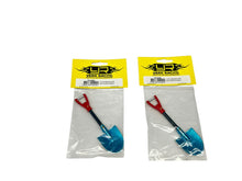 Load image into Gallery viewer, (2) Yeah Racing 1/10 Rock Crawler Accessory Aluminum Shovel W Red Handle #14141