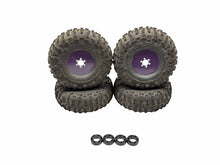 Load image into Gallery viewer, Jconcepts Ruptures 1.9” Tires W Dlux Loaded Dice Wheels & Dual Stage Foam #18762