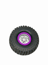 Load image into Gallery viewer, Pit Bull Rock Beast 1.9” Tires W Vanquish Bully Wheels & Purple Rings #16810