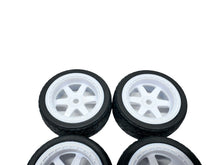 Load image into Gallery viewer, Team Associated Hoonitruck Touring Car Tires & Wheels W 12MM Hex Set Of 4 #12424