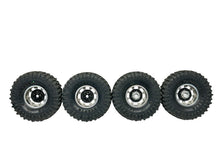 Load image into Gallery viewer, Jconcepts Tusk 2.2” Tires W Supershafty Osprey Silver V1 2.2” Wheels #16541
