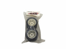 Load image into Gallery viewer, New BSR Racing Tires F8338 1/8 38 Shore Rear Foam Tires W Wheels #18215