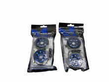 Load image into Gallery viewer, New Vanquish KMC 1.9 KM237 Blue Alum Riot Beadlock Wheels (4) VPS08134 #18522