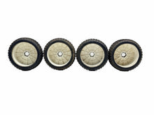 Load image into Gallery viewer, Duratrax Equalizer 1/8 C2 Buggy Tires W 17MM Hex White Wheels Set Of 4 #19866