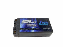 Load image into Gallery viewer, Zeee 5000MAH 120C 7.4V 2S Hardcase Shorty Lipo Battery Rc Part #18364