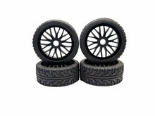 Load image into Gallery viewer, Unknown Brand 1/8 Scale Onroad Tires W Wheels Set Of 4 (Need Glued) #19828