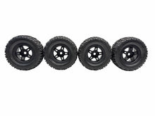 Load image into Gallery viewer, Roapex Renegade 1/8 Monster Truck Tyres W Black 17MM Hex Wheels Set Of 4 #18591