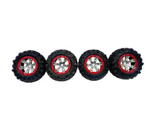Load image into Gallery viewer, Rare Traxxas Summit Canyon Trail Monster Truck Tires W 17MM Hex Wheels #16874