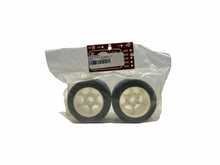 Load image into Gallery viewer, New Vintage Super G Rear 30 Shore Mugen 1/8 Tires W Wheels Pre Mounted #18204