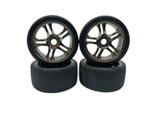 Load image into Gallery viewer, Traxxas XO-1 Supercar Belted Slick Tires W 17MM Hex Black Chrome Wheels #17269