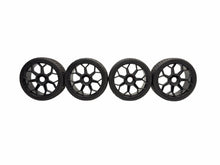 Load image into Gallery viewer, Unbranded 1/8 Scale On Road Tires W Blk 17MM Hex Wheels Set Of 4 Rc Part #19105