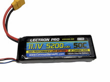 Load image into Gallery viewer, Lectron Pro 5200Mah 50C 11.1V 3S Soft Lipo Pack W XT60 Connector Rc Part #18138