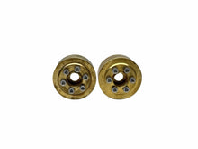 Load image into Gallery viewer, Vanquish 1.9 Brass Brake Disc Weights W Brass 475 Hubs For 1/10 Crawler #18943