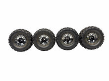 Load image into Gallery viewer, Traxxas Stampede 4X4 VXL Sledgehammer Tires W Blk Chrome 12MM Hex Wheels #19065