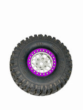 Load image into Gallery viewer, Pit Bull Rock Beast 1.9” Tires W Vanquish Bully Wheels & Purple Rings #16810