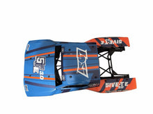Load image into Gallery viewer, New Losi 5IVE-TE 3.0 Complete Cage W Blue/Orange Panels Rc Part #18425