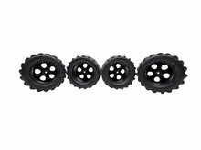 Load image into Gallery viewer, Traxxas Stampede 4x4 Maxx Chevron 2.8 Tires W 12MM Hex Chrome Wheels #19069