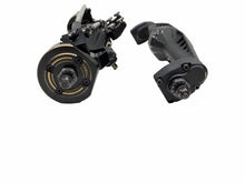 Load image into Gallery viewer, Vanquish Black Aluminum Capra F9 Front & Rear Crawler Axles W Treal Brass #18565