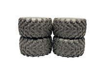 Load image into Gallery viewer, Traxxas Revo 3.3 Tires W 17MM Hex Chrome Geode Wheels Set Of 4 (Read!) #19598