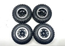 Load image into Gallery viewer, New Traxxas Raptor 2WD BFGoodrich Tires W Blk/Silver 12MM Hex Wheels (4) #17208