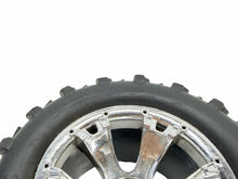 Load image into Gallery viewer, Traxxas Revo 3.3 Tires W 17MM Hex Chrome Geode Wheels Set Of 4 (Read!) #19598