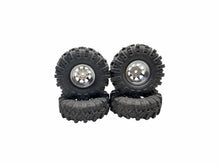 Load image into Gallery viewer, Injora Monster Terrain M/T 1.0 Crawler Tires W Steel Wheels Set Of 4 #19967