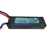 Load image into Gallery viewer, Lectron Pro 5200Mah 35C 7.4V Hardcase Lipo Pack W Deans Connector Rc Part #12796