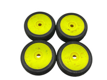 Load image into Gallery viewer, Jconcepts 3112 Diamond Bars 1/8 Buggy Tires W Yellow 17MM Hex Wheels #16078