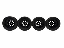 Load image into Gallery viewer, Unknown Brand 1/10 Scale Onroad Rally Car Tires W Blk 12MM Hex Wheels (4) #18283
