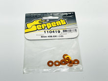 Load image into Gallery viewer, Serpent 110419 4x9.5x1mm Aluminum Shim (10) Rc Part #8713
