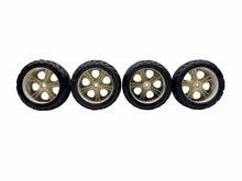 Load image into Gallery viewer, Traxxas Jato 3.3 5507 Front Rear Anaconda Tires Chrome Wheels 5576R 5577R #18896

