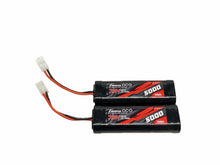 Load image into Gallery viewer, (2) Gens Ace 5000Mah 6 Cell 7.2V NiMH Battery W Tamiya Connector Rc Part #19880
