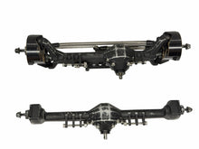 Load image into Gallery viewer, Vanquish Black Aluminum Capra F9 Front &amp; Rear Crawler Axles W Treal Brass #18565
