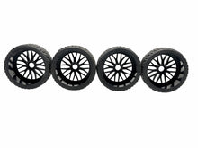 Load image into Gallery viewer, Unknown Brand 1/8 Scale Onroad Tires W Wheels Set Of 4 (Need Glued) #19828
