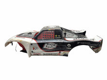 Load image into Gallery viewer, Losi 5IVE-T 1.0 Blk/White/Red Body Panels W Cage (Rough Condition) #18629
