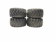 Load image into Gallery viewer, New Redcat Racing Dukono 1/10 Monster Truck Tires W Black 12MM Hex Wheels #18772
