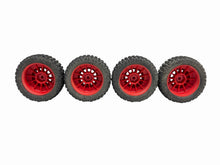 Load image into Gallery viewer, Arrma Mojave Grom 1/18 DBoots Fortress Tires W Red Wheels Rc Part #17769
