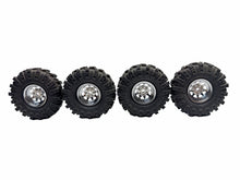 Load image into Gallery viewer, Injora Monster Terrain M/T 1.0 Crawler Tires W Steel Wheels Set Of 4 #19967
