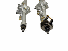 Load image into Gallery viewer, Vanquish Products D44 Clear Aluminum Front &amp; Rear Axles W SSD Knuckles #19903
