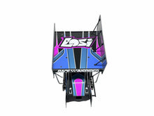 Load image into Gallery viewer, New Losi 22S Sprint Factory Wrapped Sprint Car Body W Cage/Decals BLUE 5K #19078
