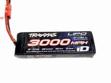 Load image into Gallery viewer, Traxxas 2827X 3000Mah 7.4V 2S 20C Lipo W iD Connector Rc Part #20017
