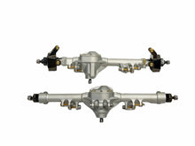 Load image into Gallery viewer, Vanquish Products D44 Clear Aluminum Front &amp; Rear Axles W SSD Knuckles #19903
