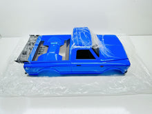 Load image into Gallery viewer, Traxxas Drag Slash Blue C10 Chevrolet Body W Wing Grill Bumper Decals #10185
