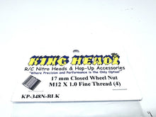 Load image into Gallery viewer, King Headz 17mm Fine Thread Closed End Wheel Nut (4) [KHZ-KP-348N-BLK] #11344
