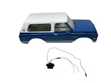 Load image into Gallery viewer, Traxxas TRX-4 1972 Chevrolet Blazer Blue &amp; White Body W Light Kit #16369
