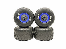 Load image into Gallery viewer, New Losi LMT 2.0 SonUva Digger 1/8 BKT MT Tires W Blue 17MM Hex Wheels #18956
