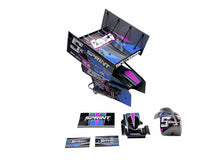 Load image into Gallery viewer, New Losi 22S Sprint Factory Wrapped Sprint Car Body W Cage/Decals BLUE 5K #19078
