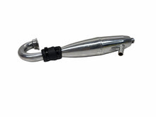 Load image into Gallery viewer, Rare Team Kyosho Mad Force Polished Tuned Pipe W Manifold Rc Part #18451
