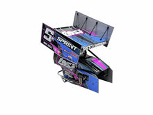 Load image into Gallery viewer, New Losi 22S Sprint Factory Wrapped Sprint Car Body W Cage/Decals BLUE 5K #19078
